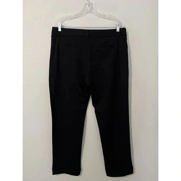 Betabrand Pants Women’s XL Long Black Crop Lite Yoga Stretch Dress Pant - Picture 4 of 15